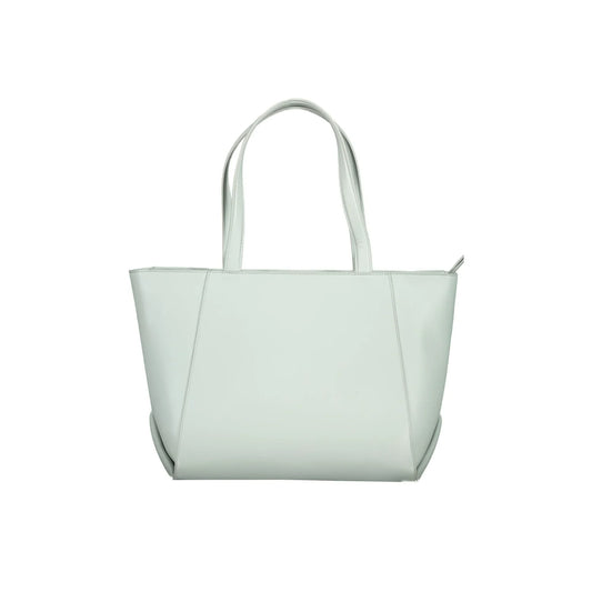 Calvin Klein Borsa Donna a Spalla Azzurra con Doppio Manico