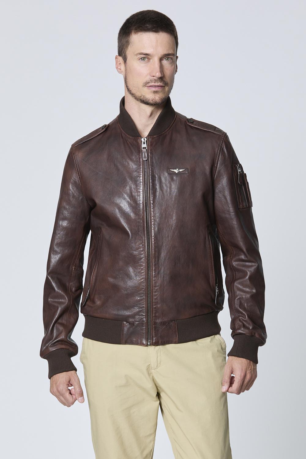 Bomber vera pelle