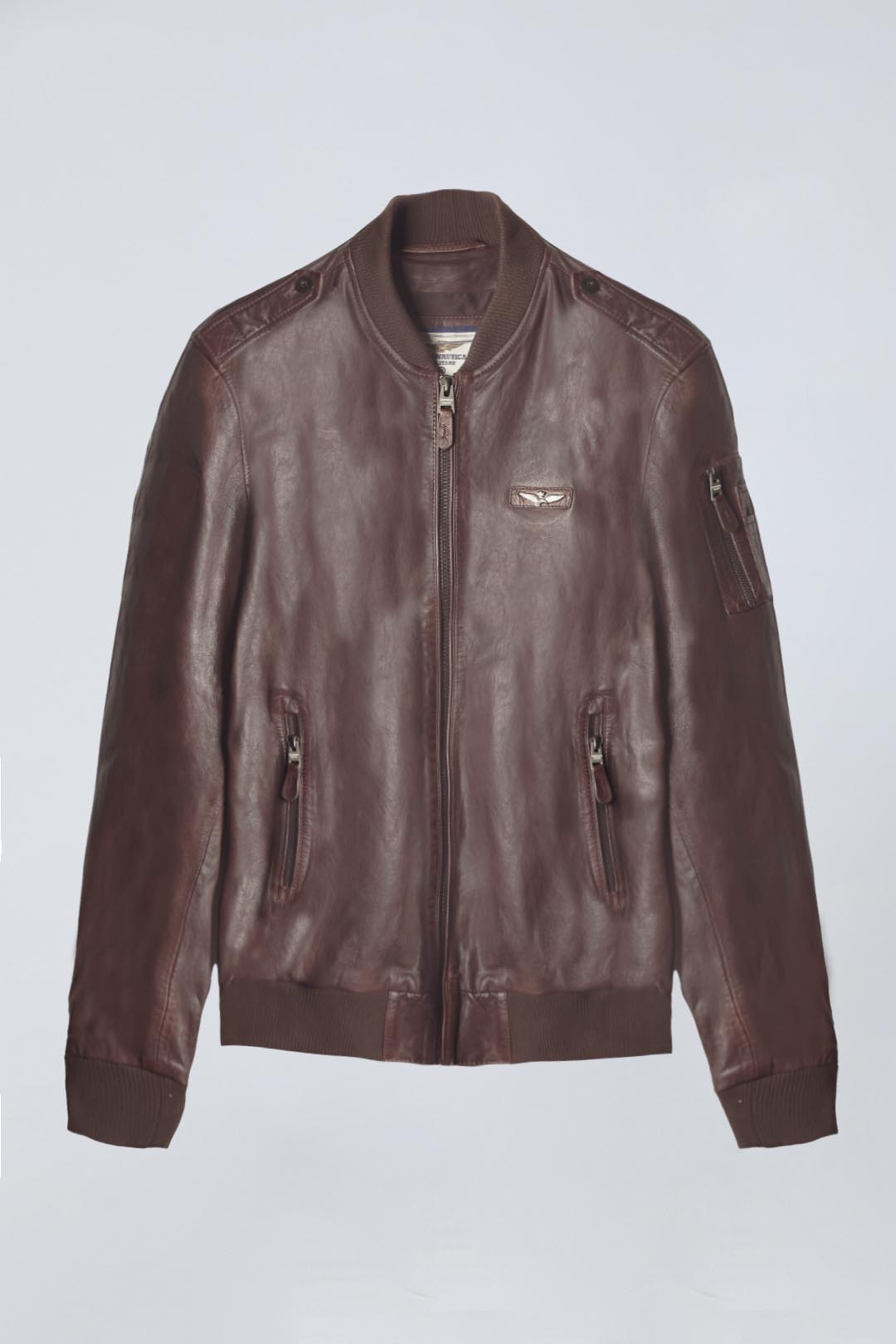 Bomber vera pelle