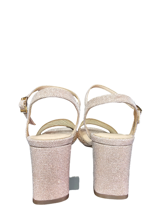 Sandalo tacco quadrato