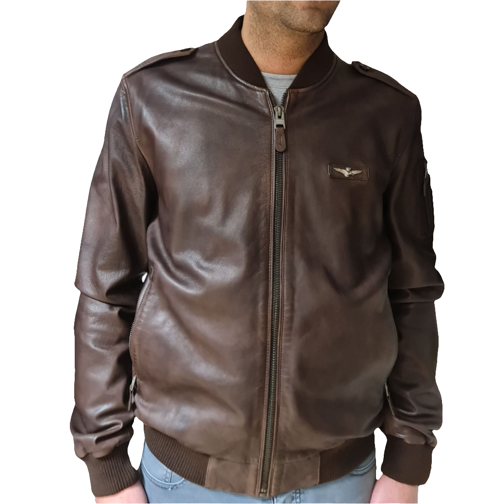 Bomber vera pelle