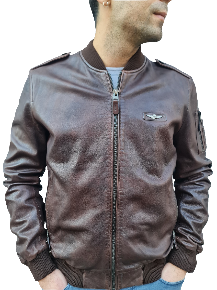 Bomber vera pelle