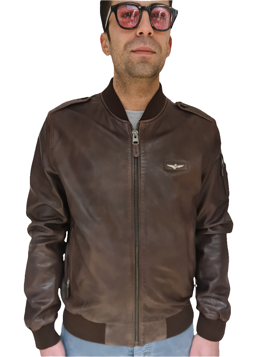 Bomber vera pelle