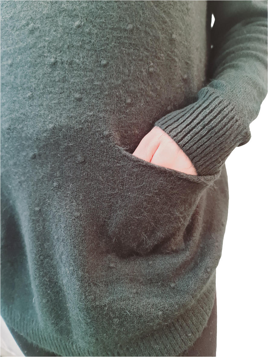 Maglione tasche