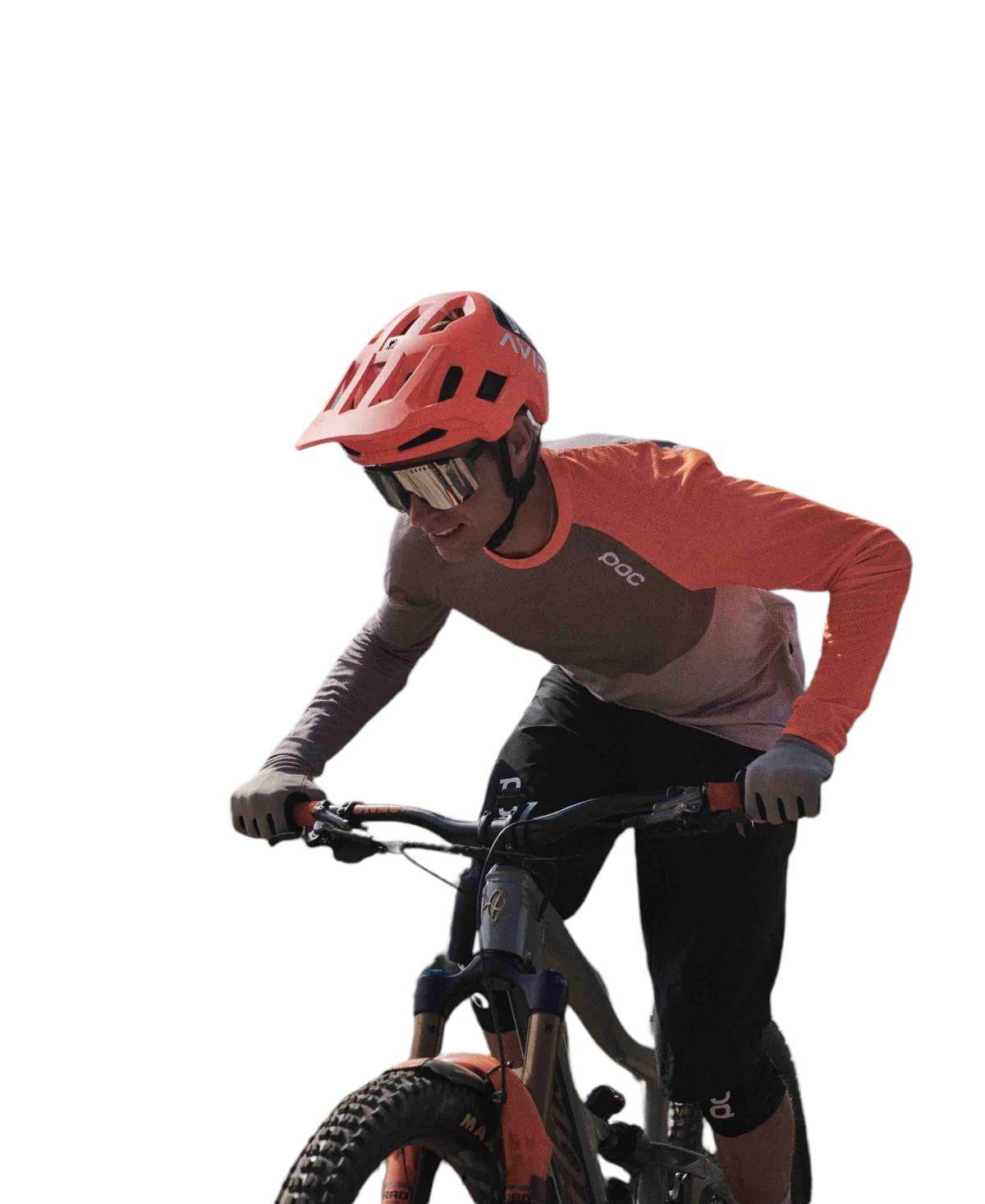 Casco Kortal Race MPIS Fluorescent Orange AVIP/Uranium Black Matt