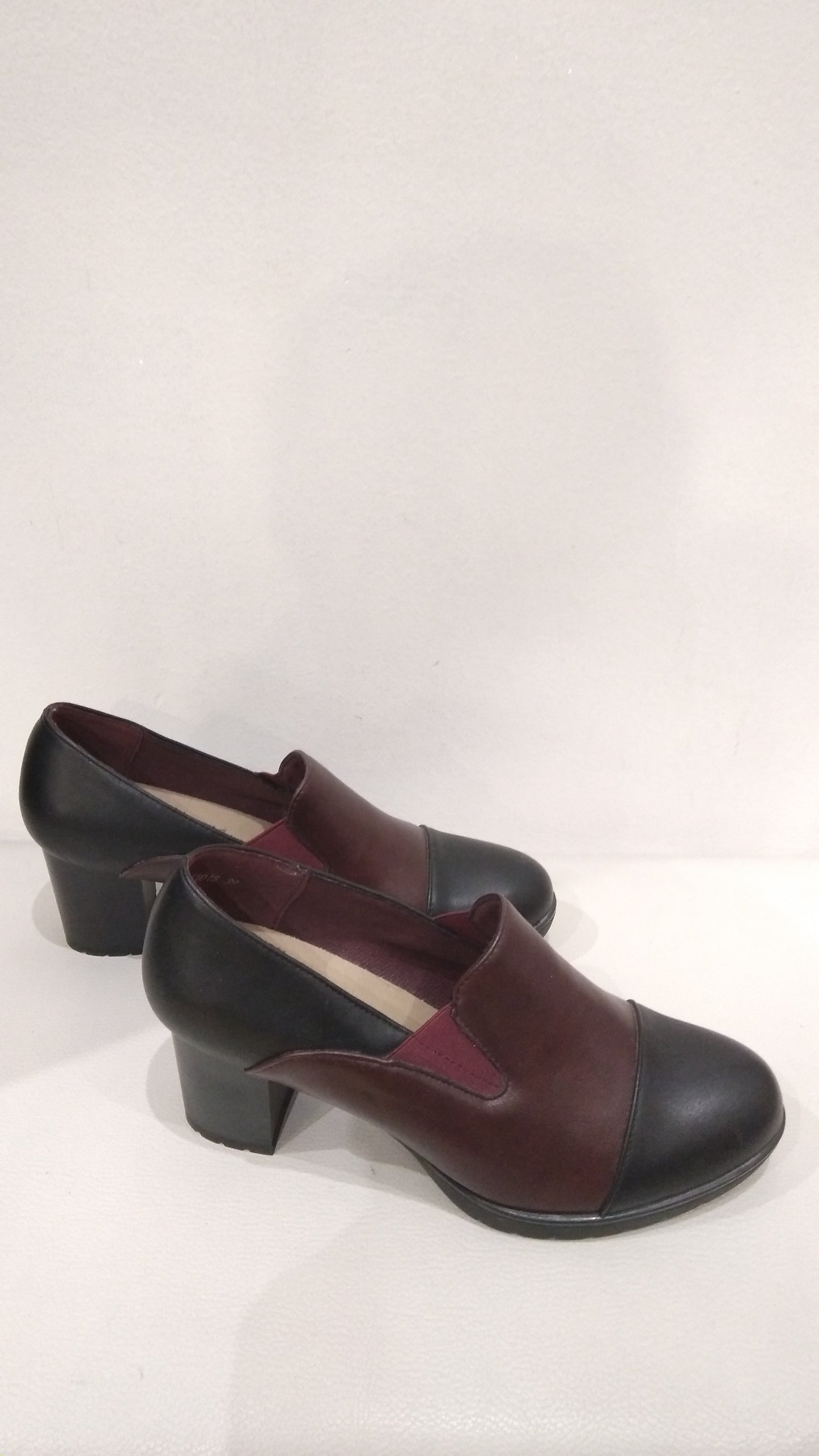 Scarpe con tacco a gomma