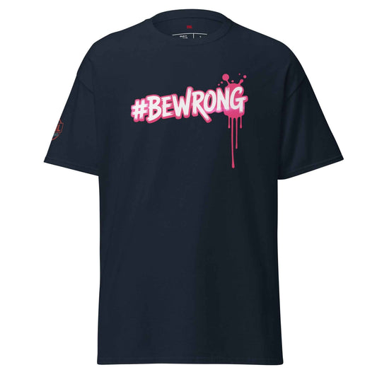 Maglietta Unisex Cotone 100% 👕 | Maglietta BEWRONG FAIL Streetwear 🔴 – Basic che Diventa Stile