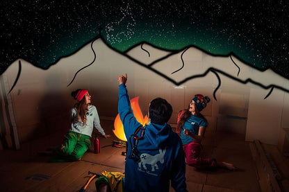 Maglia Hoodie Full-Zip Uomo White/Blue