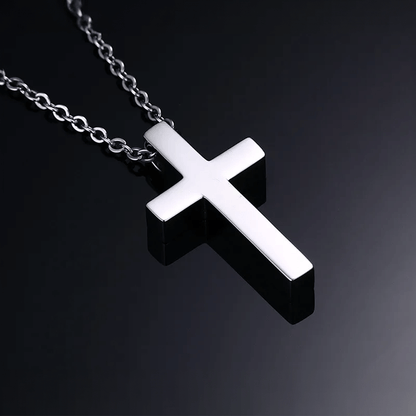 Collana Croce Argento sterling 925 - Al mio Maritino