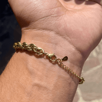 Bracciale Uomo Della Mia Vita - Corda Oro