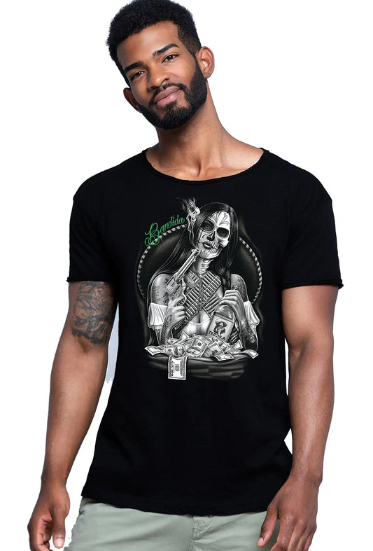 Bandida Gonzales Tattoo Skull - T-shirt Uomo Cotone