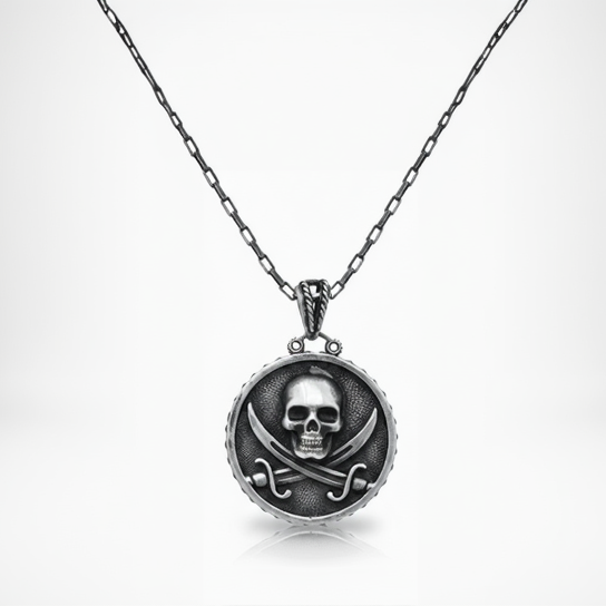 Collana In Argento e Bronzo Black Sails Pirati