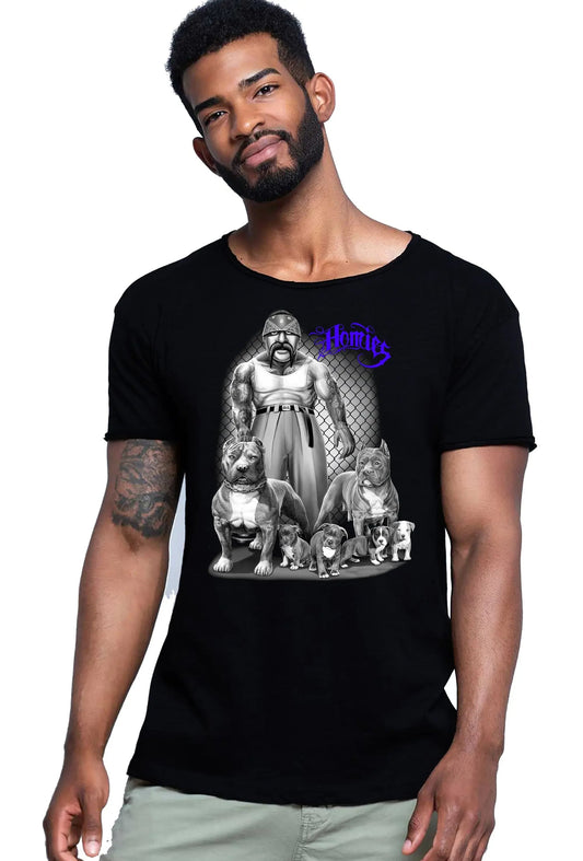 Homies Gonzales Tattoo Skull - T-shirt Uomo Cotone