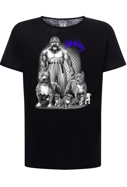 Homies Gonzales Tattoo Skull - T-shirt Uomo Cotone