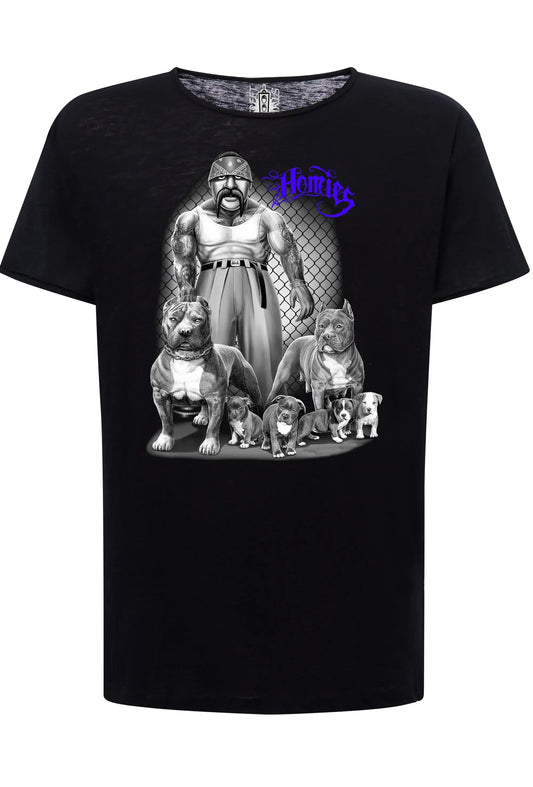 Homies Gonzales Tattoo Skull - T-shirt Uomo Cotone