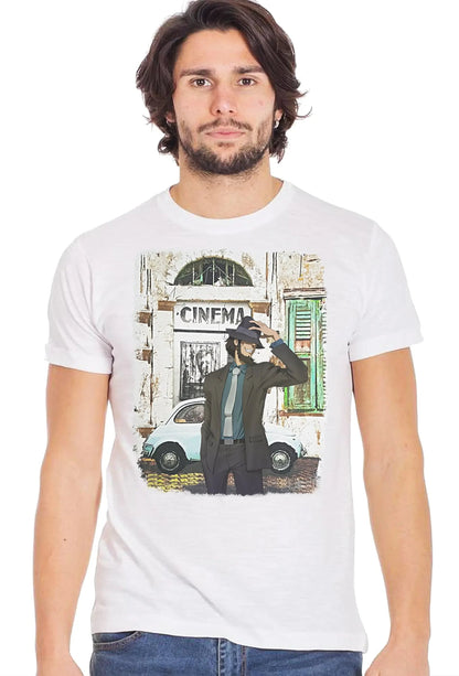 Jigen Lupin T-shirt Uomo Urban Slub - Cotone Fiammato