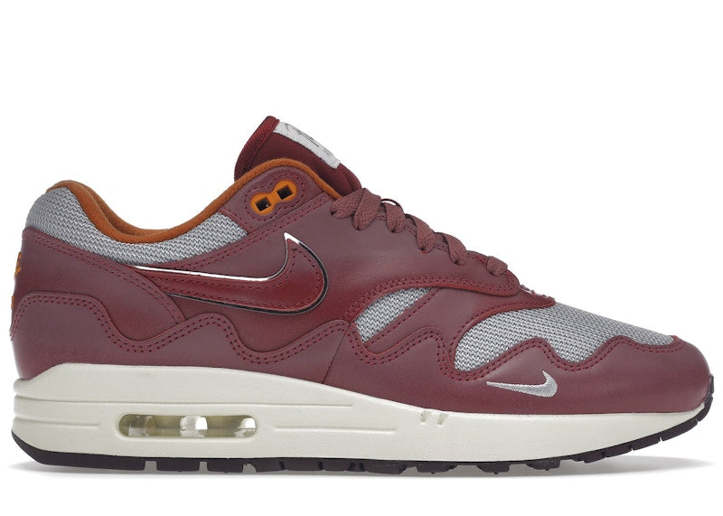 Nike Air Max 1 Patta Waves Rush Maroon (without Bracelet)