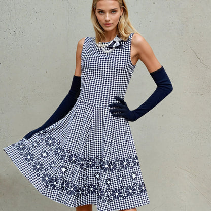 Abito Bambola Pied-de-Poule