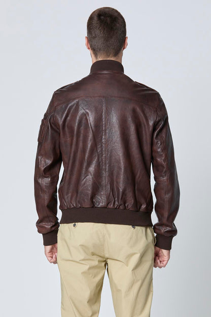 Bomber vera pelle