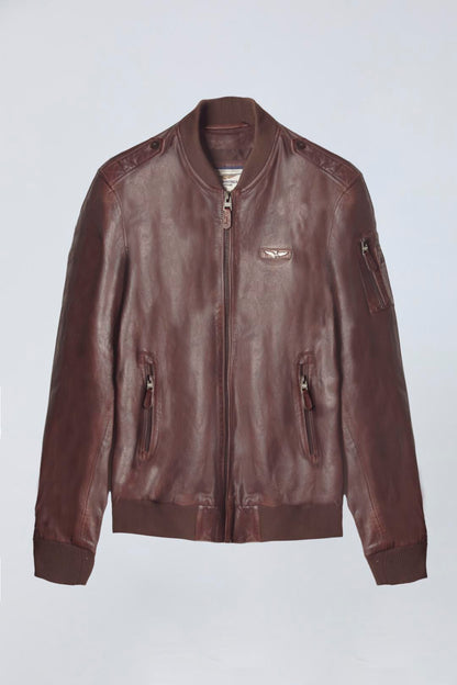 Bomber vera pelle