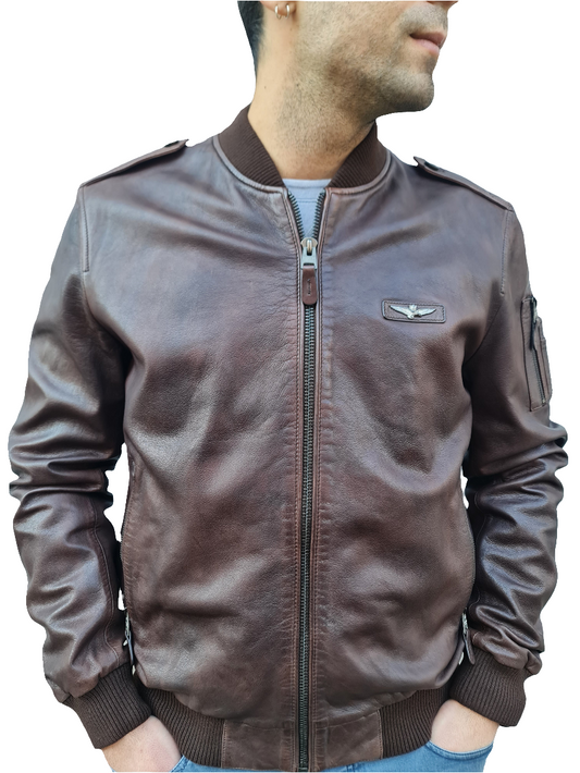 Bomber vera pelle