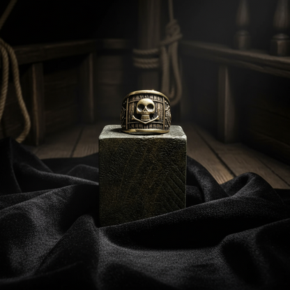 Anello Uomo Argento Black Sails: Accessorio da Pirata.