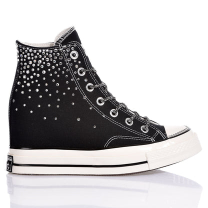Converse Wedge Swarovski Black