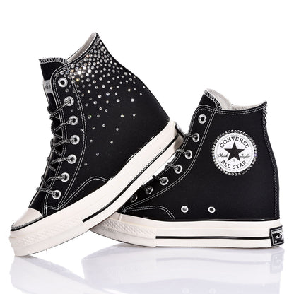 Converse Wedge Swarovski Black