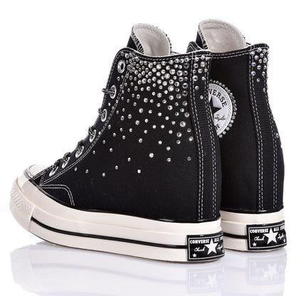 Converse Wedge Swarovski Black