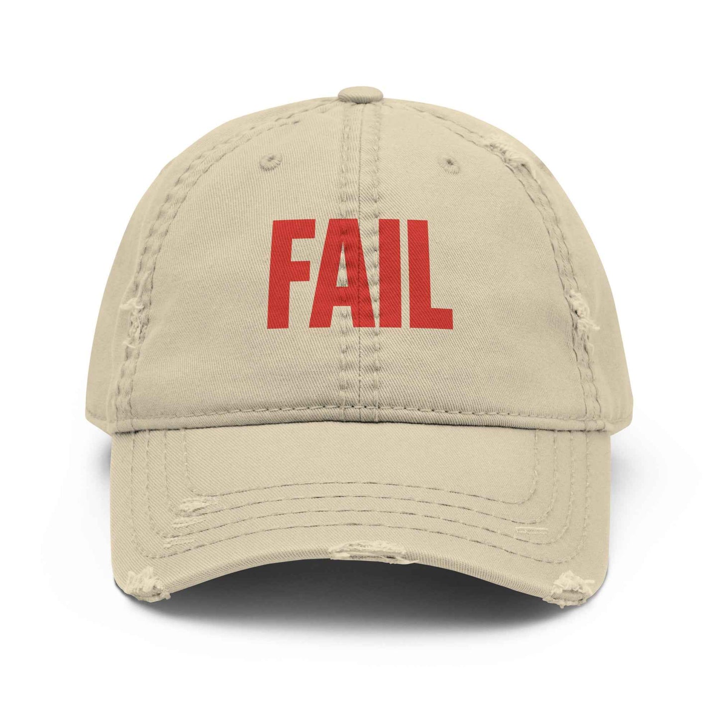 Cappellino FAIL Vissuto “Distressed Dad Hat” – Stile vissuto, anima street