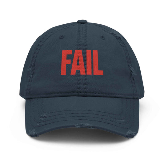 Cappellino FAIL Vissuto “Distressed Dad Hat” – Stile vissuto, anima street