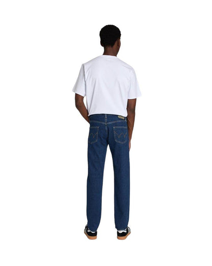 Pantaloni Regular Tapered Uomo Blue/Akira Wash