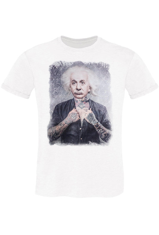 T-Shirt Einstein Sexy Art - Cotone Biologico Slub Uomo