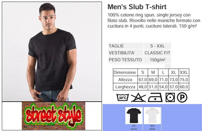 T-Shirt Urban Uomo Faces & Pop - Cotone Eco-Green