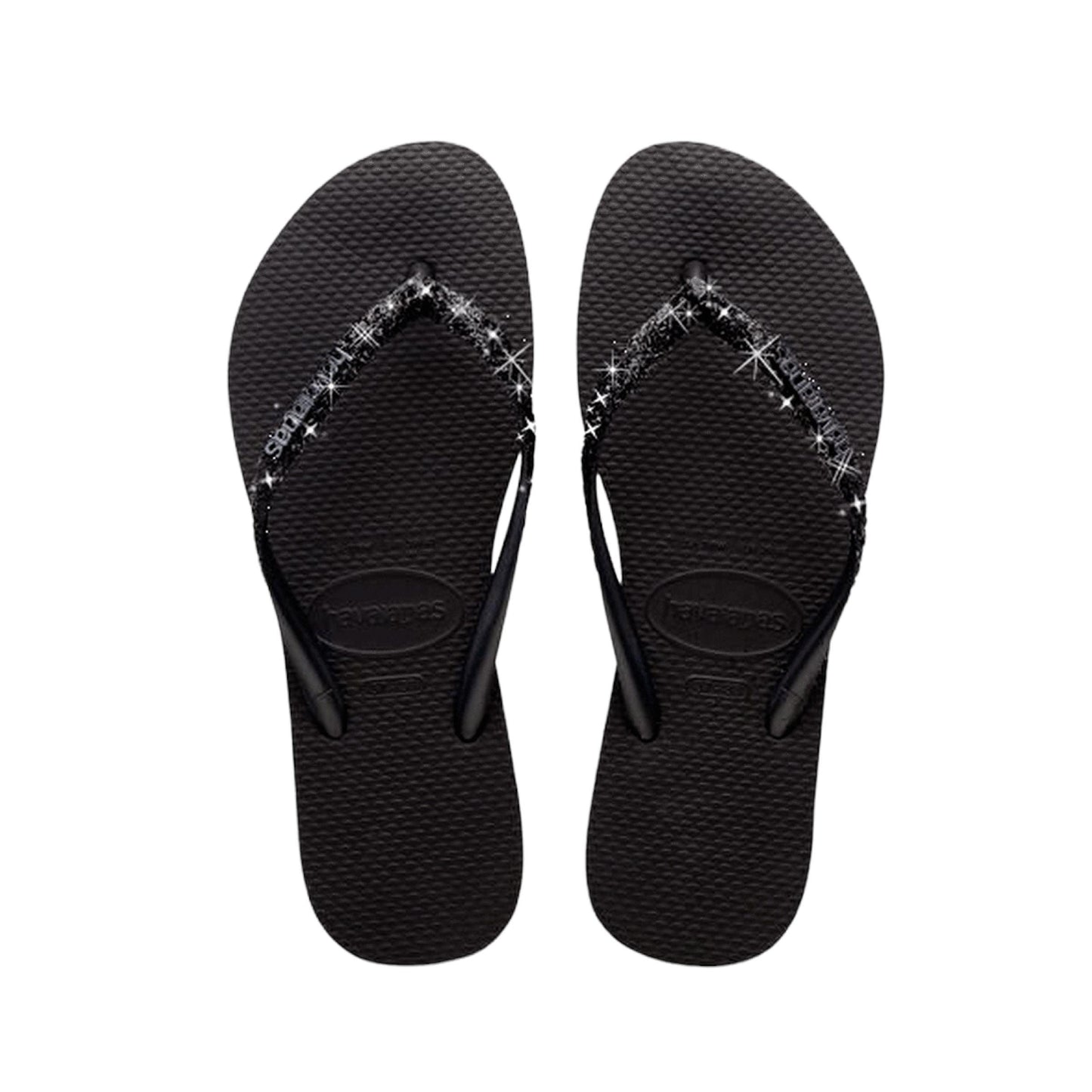 Infradito Slim Glitter II Donna Black/Dark Grey