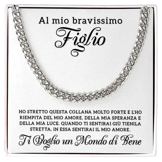 Collana da Uomo - Al Mio Bravissimo Figlio.