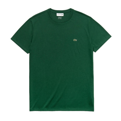 T-shirt Classic In Pima Uomo Verde Smeraldo