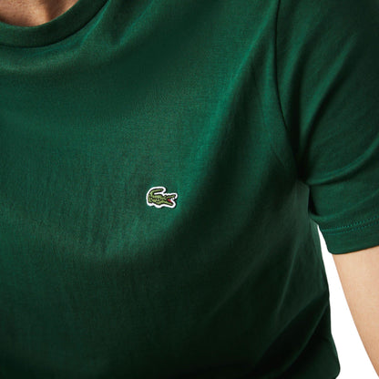 T-shirt Classic In Pima Uomo Verde Smeraldo