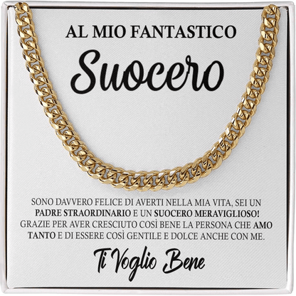 Collana da Uomo Oro - A mio Suocero