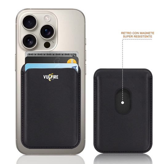 Portafoglio Portacarte Uomo in Ecopelle sintetica Alta Qualità RFID Blocking con Magnete