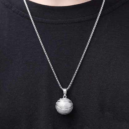 Collana Basket - Acciaio Inox Lucidato di Alta Qualità
