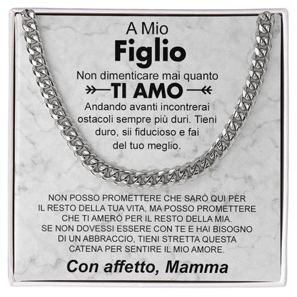Collana da Uomo - A Mio Figlio, con Affetto Mamma