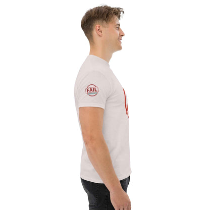 Maglietta Classica Unisex 100% Cotone 👕 | FAIL Streetwear “POWER IN MISTAKES” 🔴 – Imperfezione che Diventa Stile