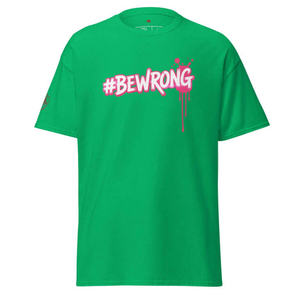 Maglietta Unisex Cotone 100% 👕 | Maglietta BEWRONG FAIL Streetwear 🔴 – Basic che Diventa Stile