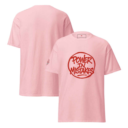 Maglietta Classica Unisex 100% Cotone 👕 | FAIL Streetwear “POWER IN MISTAKES” 🔴 – Imperfezione che Diventa Stile