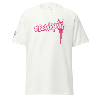 Maglietta Unisex Cotone 100% 👕 | Maglietta BEWRONG FAIL Streetwear 🔴 – Basic che Diventa Stile