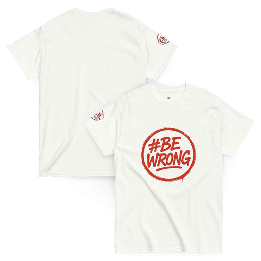 Maglietta Classica Unisex 100% Cotone 👕 | FAIL Streetwear #BEWRONG 🔴 – Imperfezione come Stile