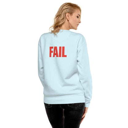 Felpa premium unisex "Don't look back!"