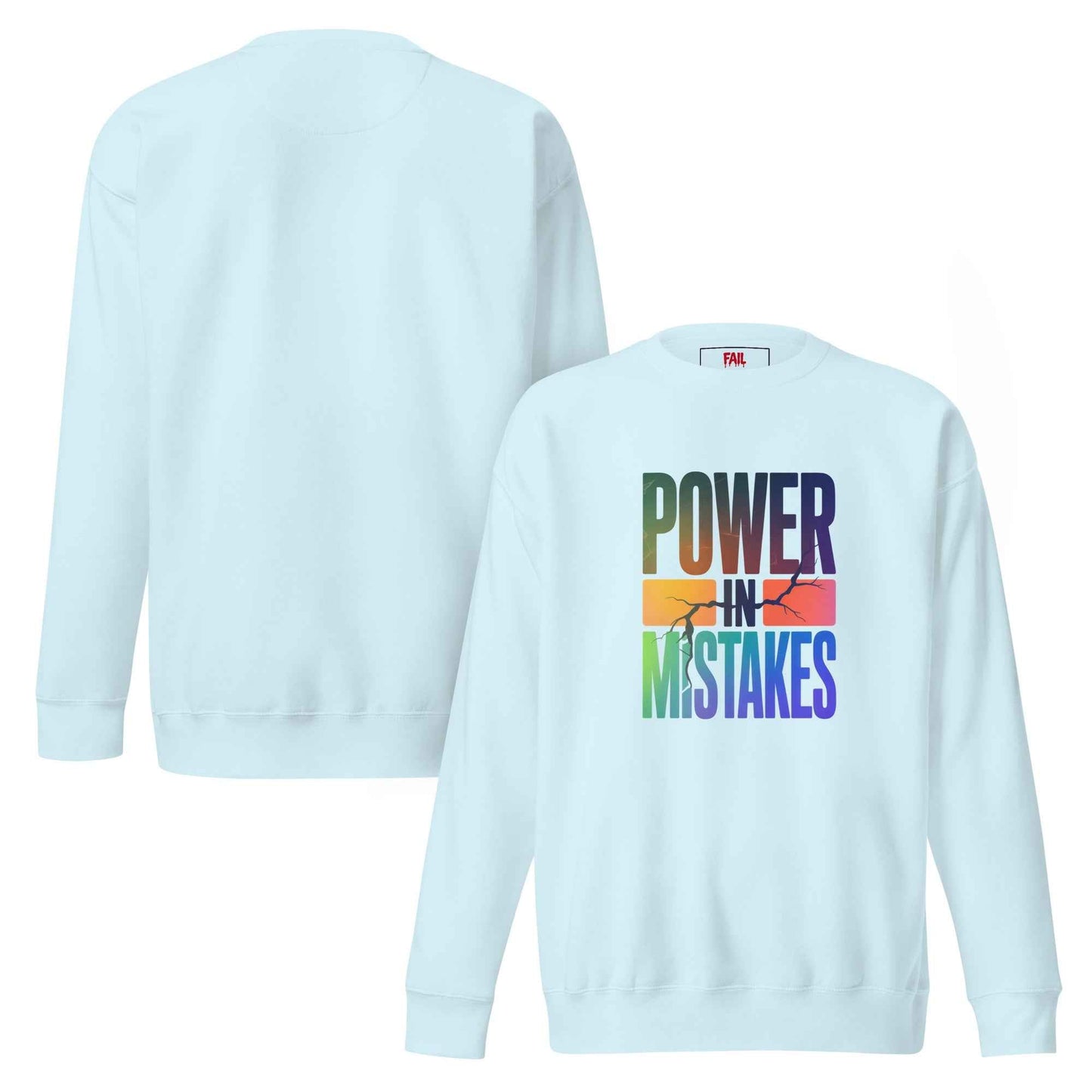 Felpa premium unisex Power in Mistakes ⚡