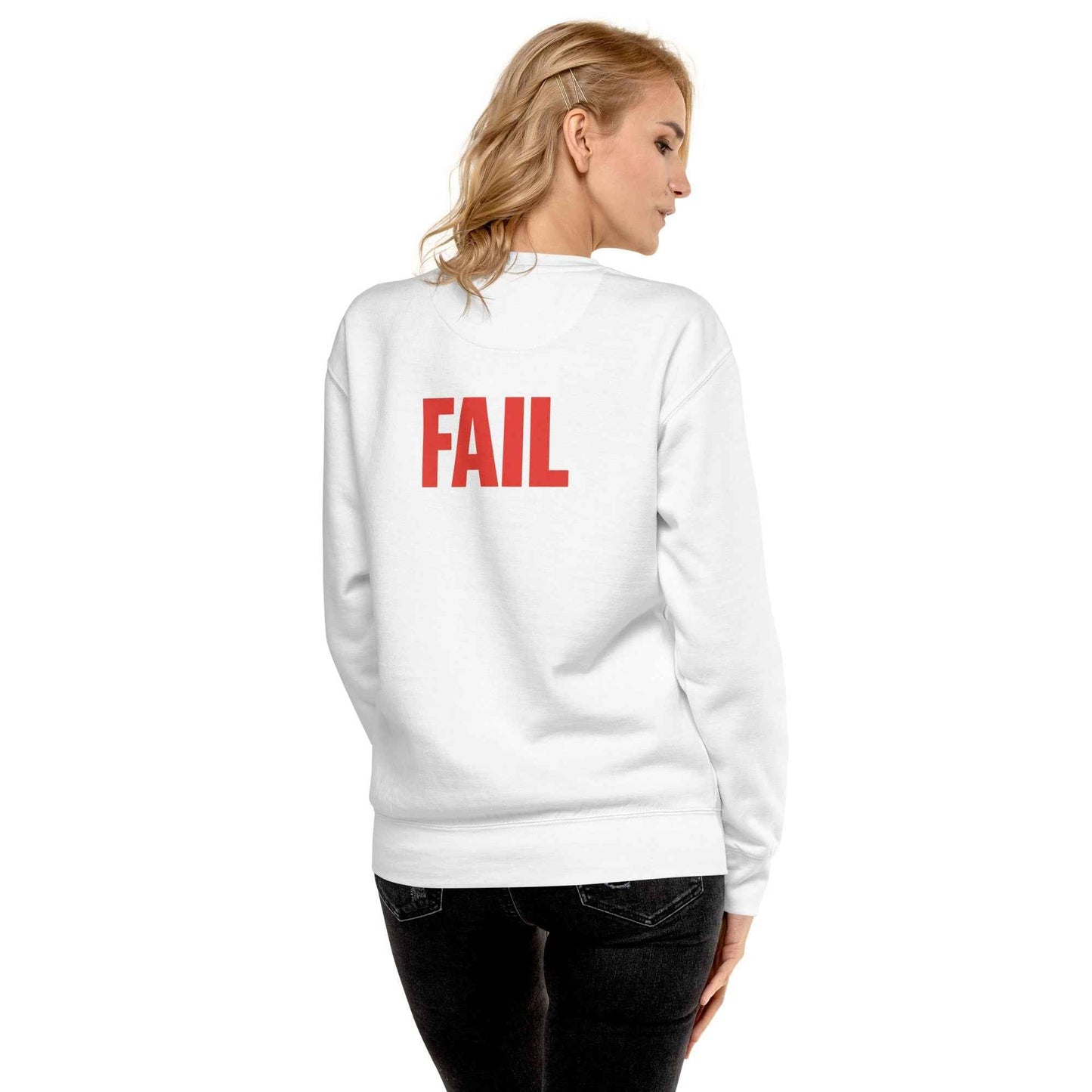 Felpa premium unisex "Don't look back!"